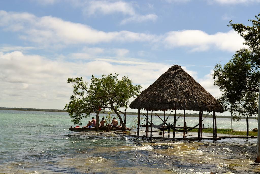 Casa Caracol Hotel Bacalar Bagian luar foto