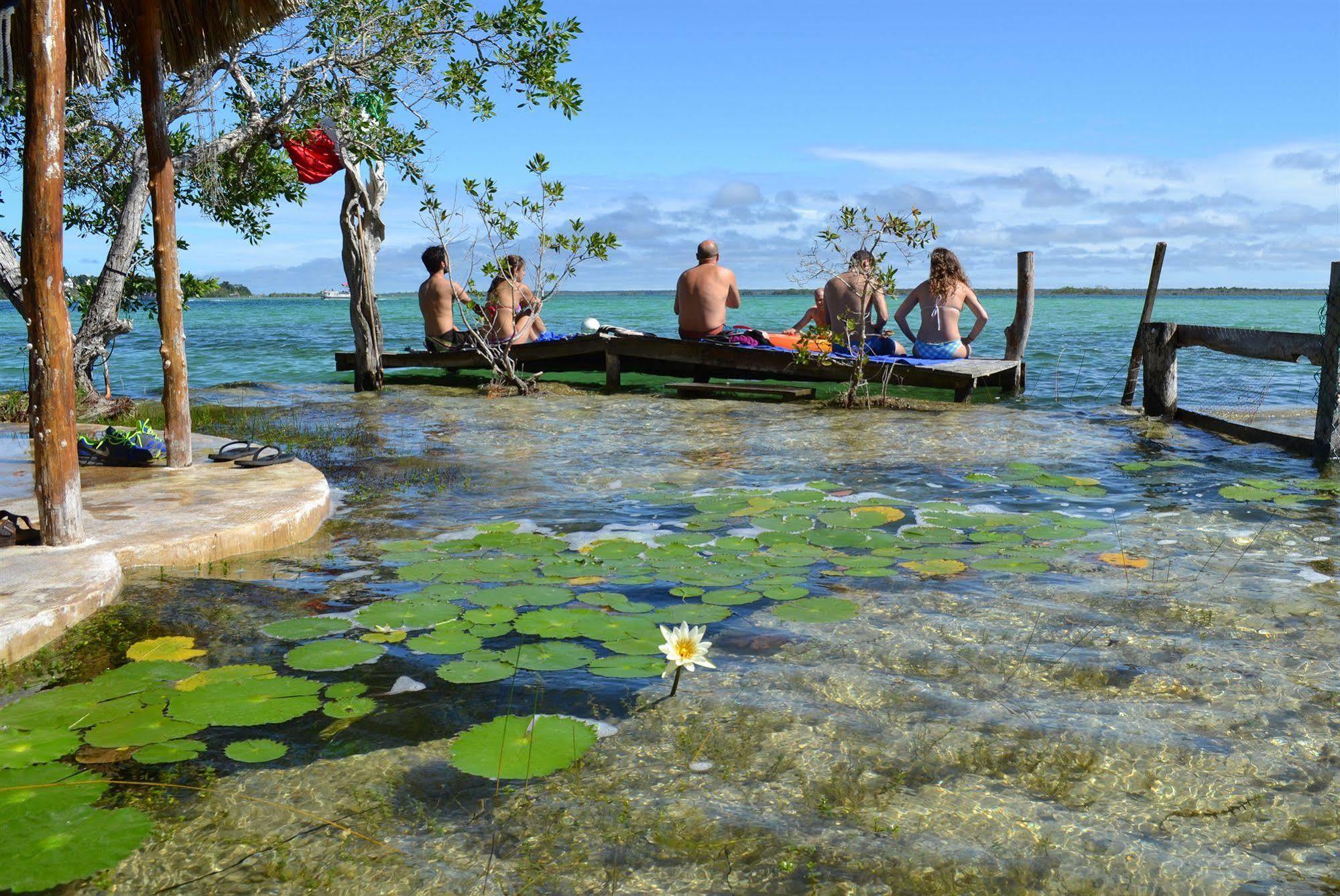 Casa Caracol Hotel Bacalar Bagian luar foto